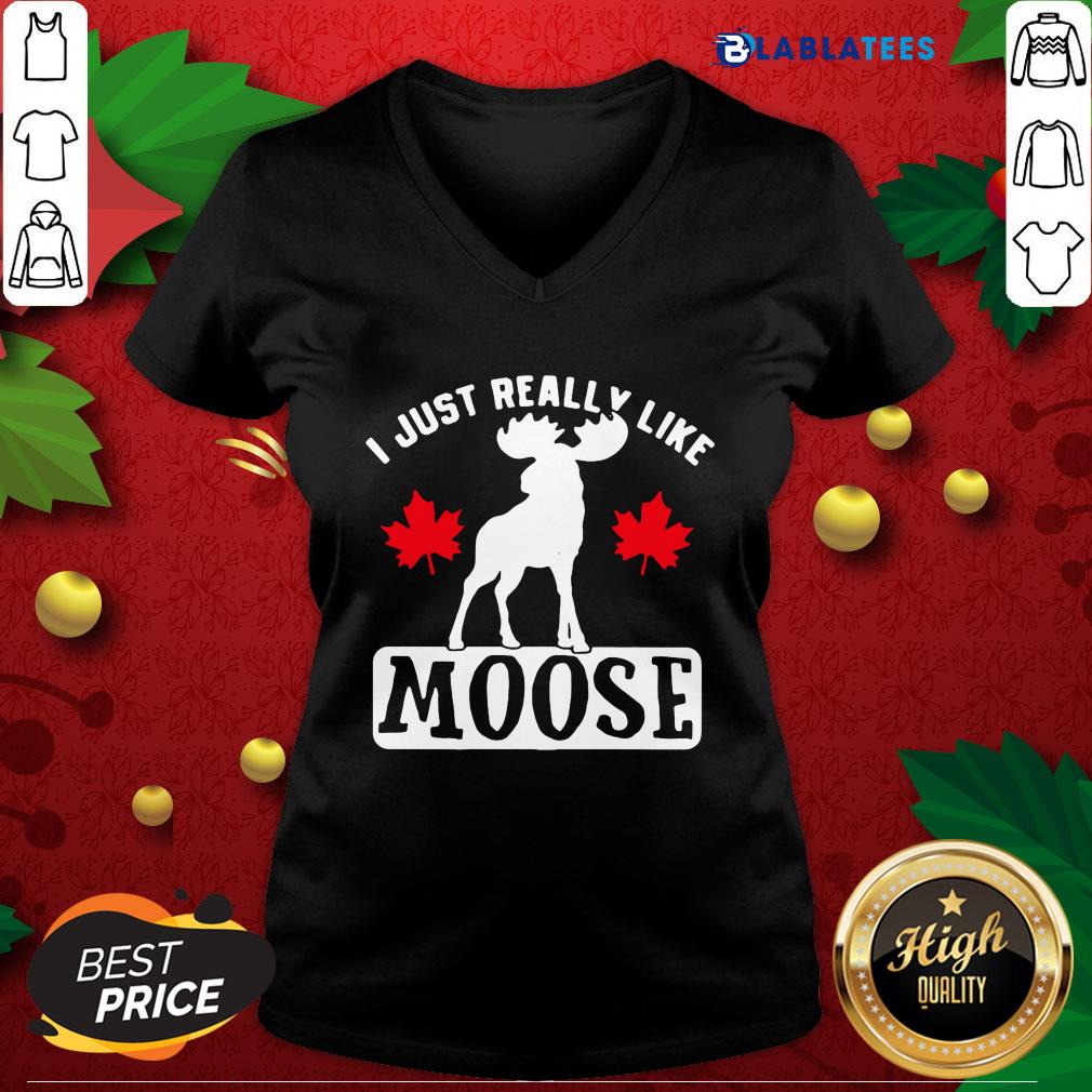 Official I Just Really Like Moose Shirt - Image 3