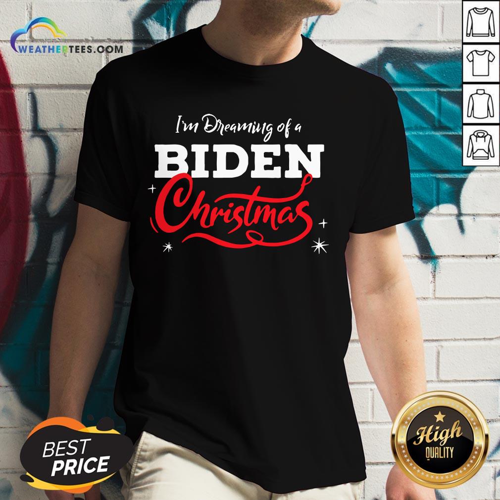 Official I’m Dreaming Of A Biden Christmas New President 2020 Shirt - Image 2