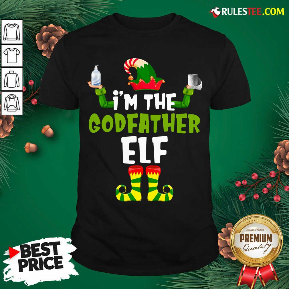 Official Im The Godfather Elf Quarantine Matching Christmas Shirt