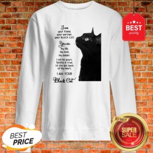 Alternative view of Official I'm Your Friend Your Partner Your Black Cat Shirt