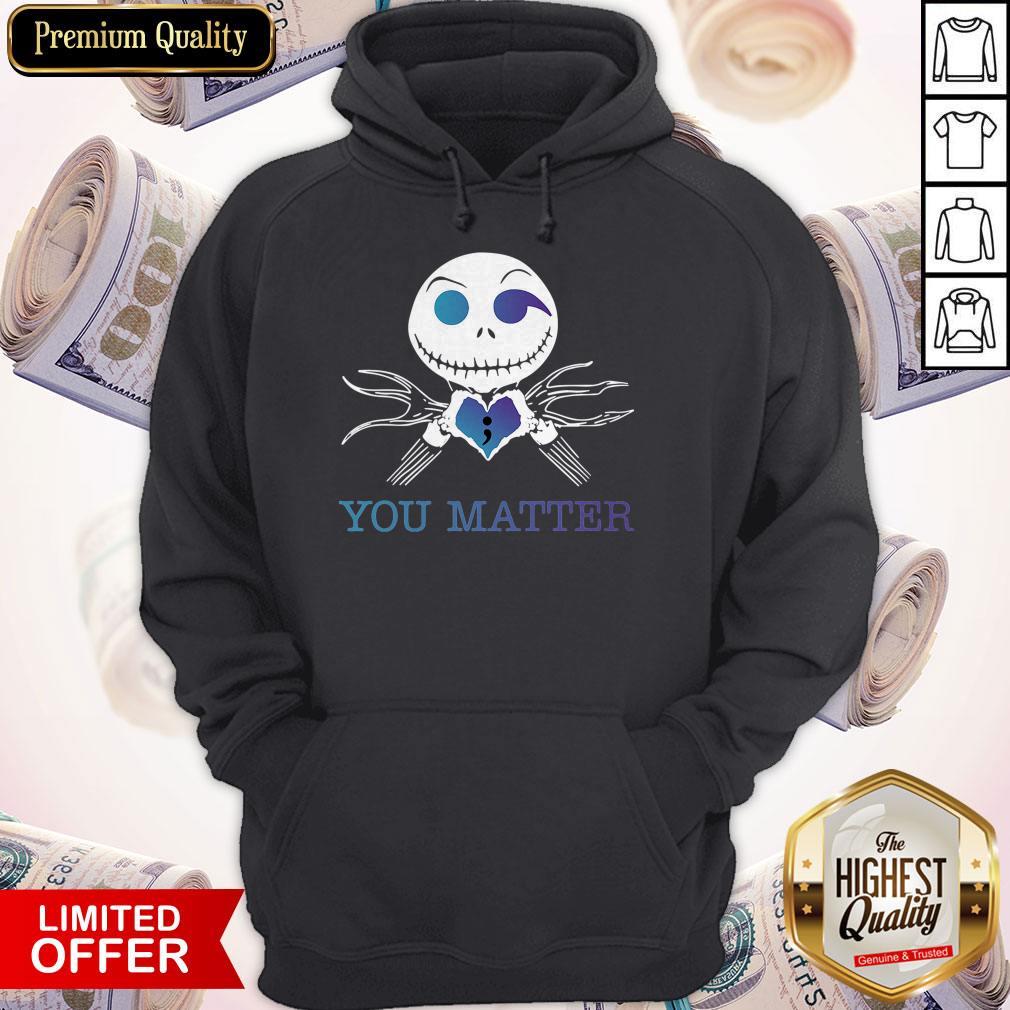 Official Jack Skellington You Matter Shirt - Image 2