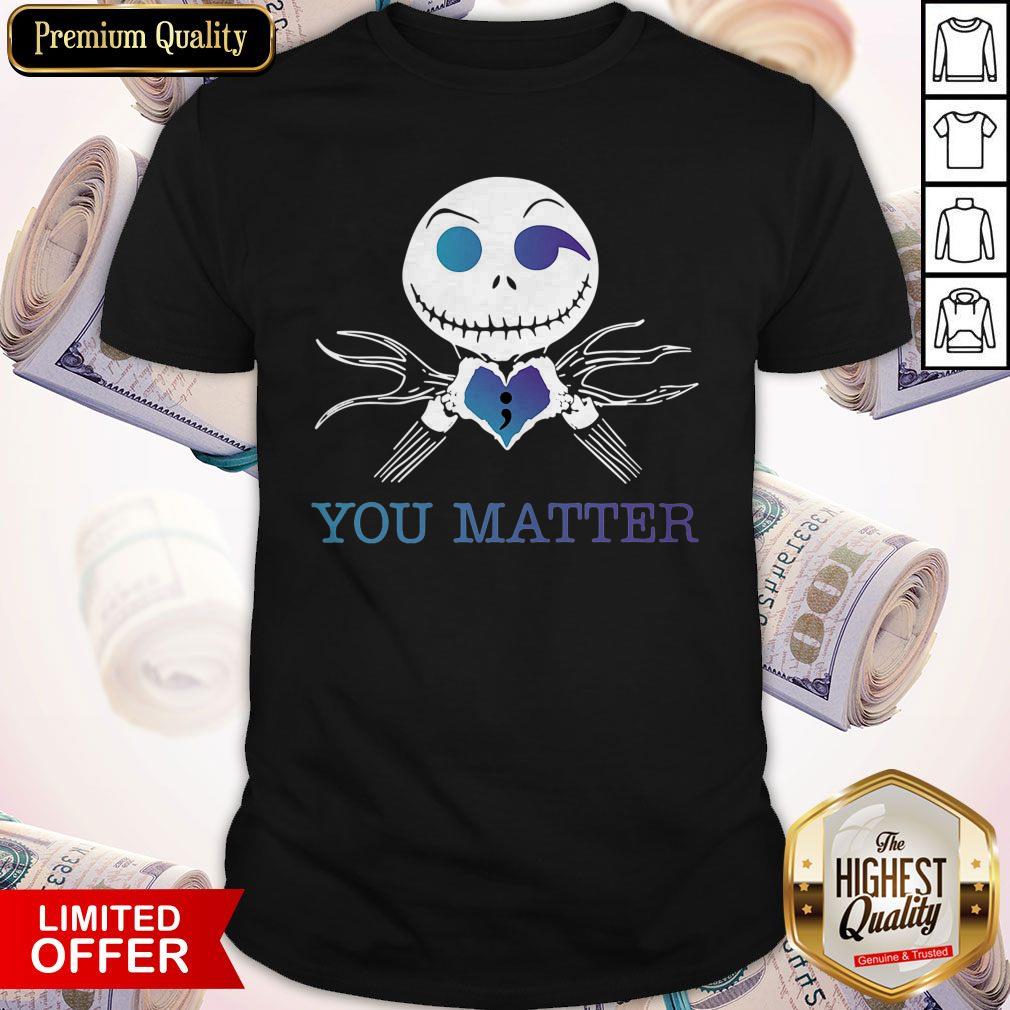 Official Jack Skellington You Matter Shirt