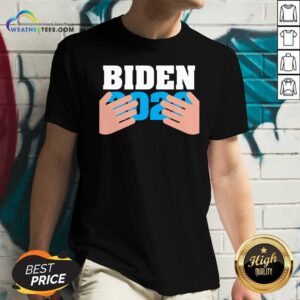 Alternative view of Official Joe Biden 2020 Hands Shirt