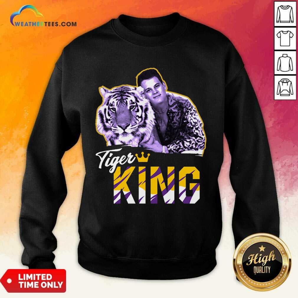 Official Joe Burrow Joe Exotic Tigers King Shirt - Image 5