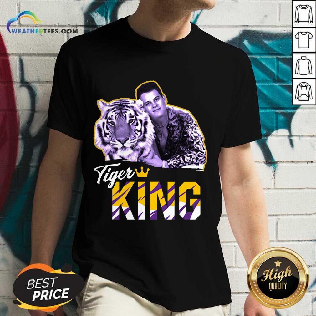 Official Joe Burrow Joe Exotic Tigers King Shirt - Image 3