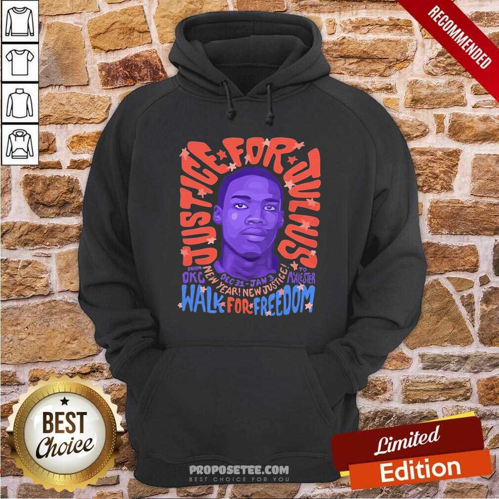 Official Justice For Julius Walk For Freedom Shirt - Image 2