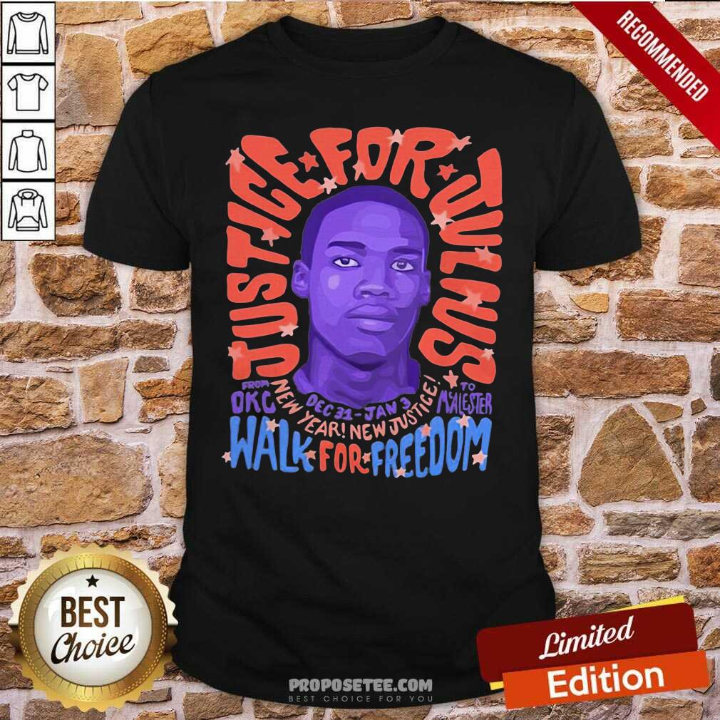 Official Justice For Julius Walk For Freedom Shirt