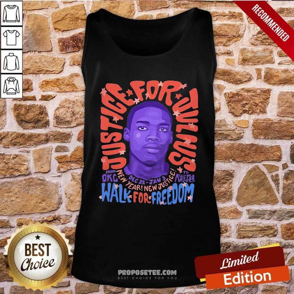 Official Justice For Julius Walk For Freedom Shirt - Image 4