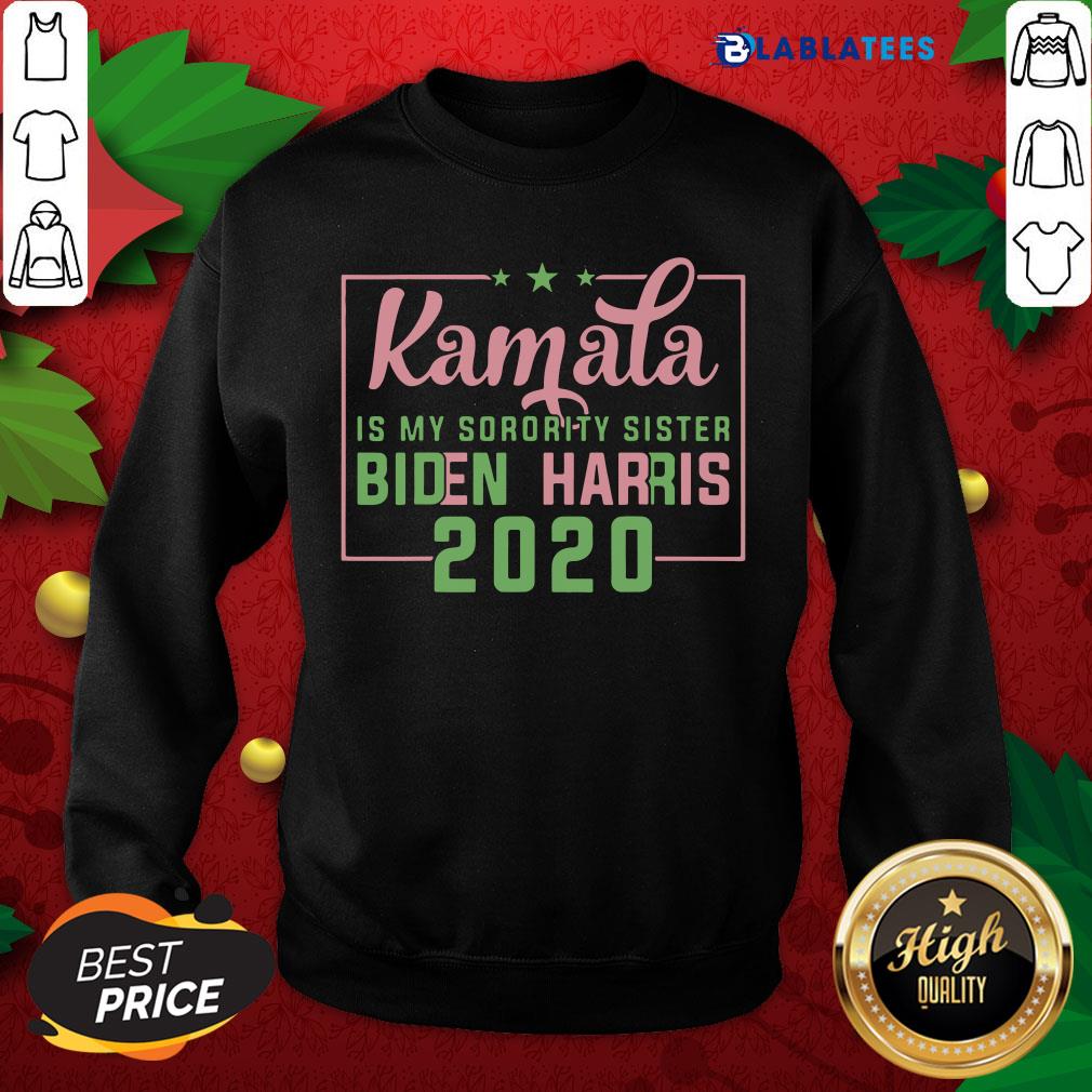 Official Kamala Harris Is My Sorority Sister Biden Harris 2020 Unisex Shirt - Image 5