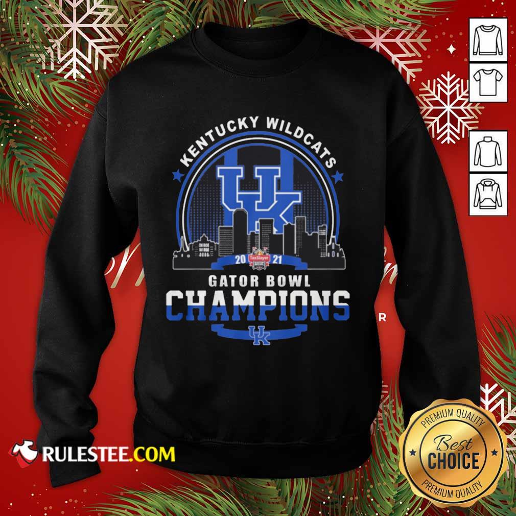 Official Kentucky Wildcats Gator Bowl Champion Shirt - Image 5