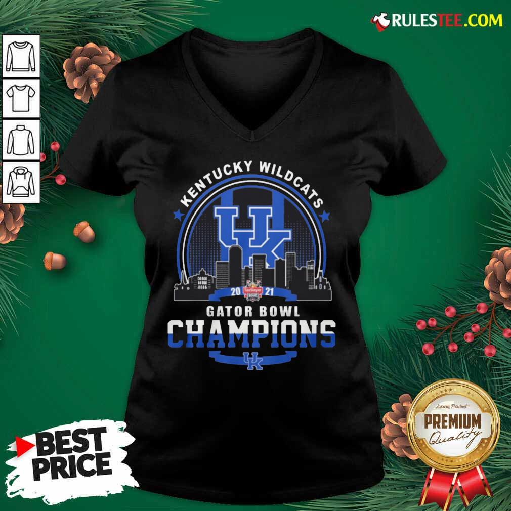 Official Kentucky Wildcats Gator Bowl Champion Shirt - Image 3
