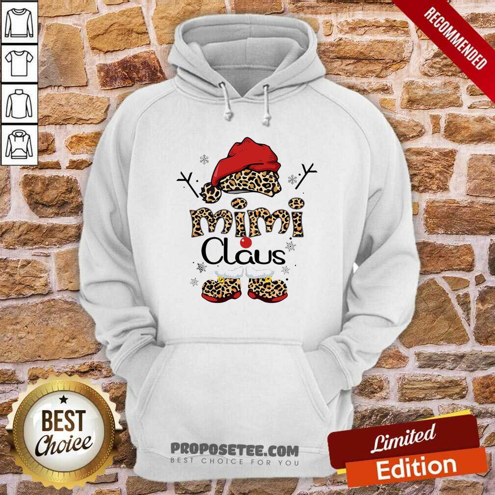 Official Leopard Mimi Claus Ugly Christmas Shirt - Image 2