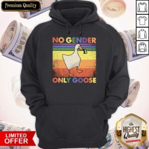 Alternative view of Official LGBT Duck No Gender Only Goose Vintage Shirt