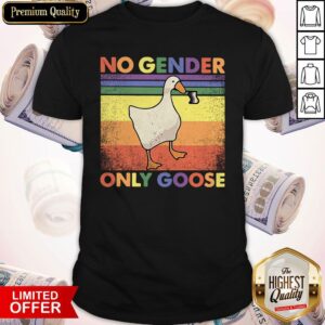 Official LGBT Duck No Gender Only Goose Vintage Shirt