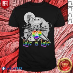 Official LGBT Jack Skellington Love Is Love Shirt