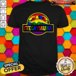 Official LGBT Stegaysaurus Shirt