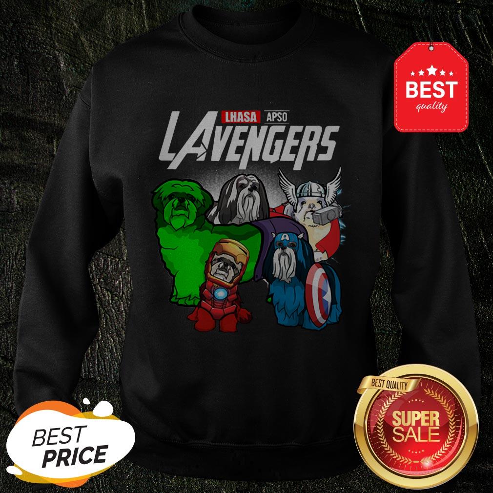 Official Lhasa Apso LAvengers Avengers Endgame Shirt - Image 4