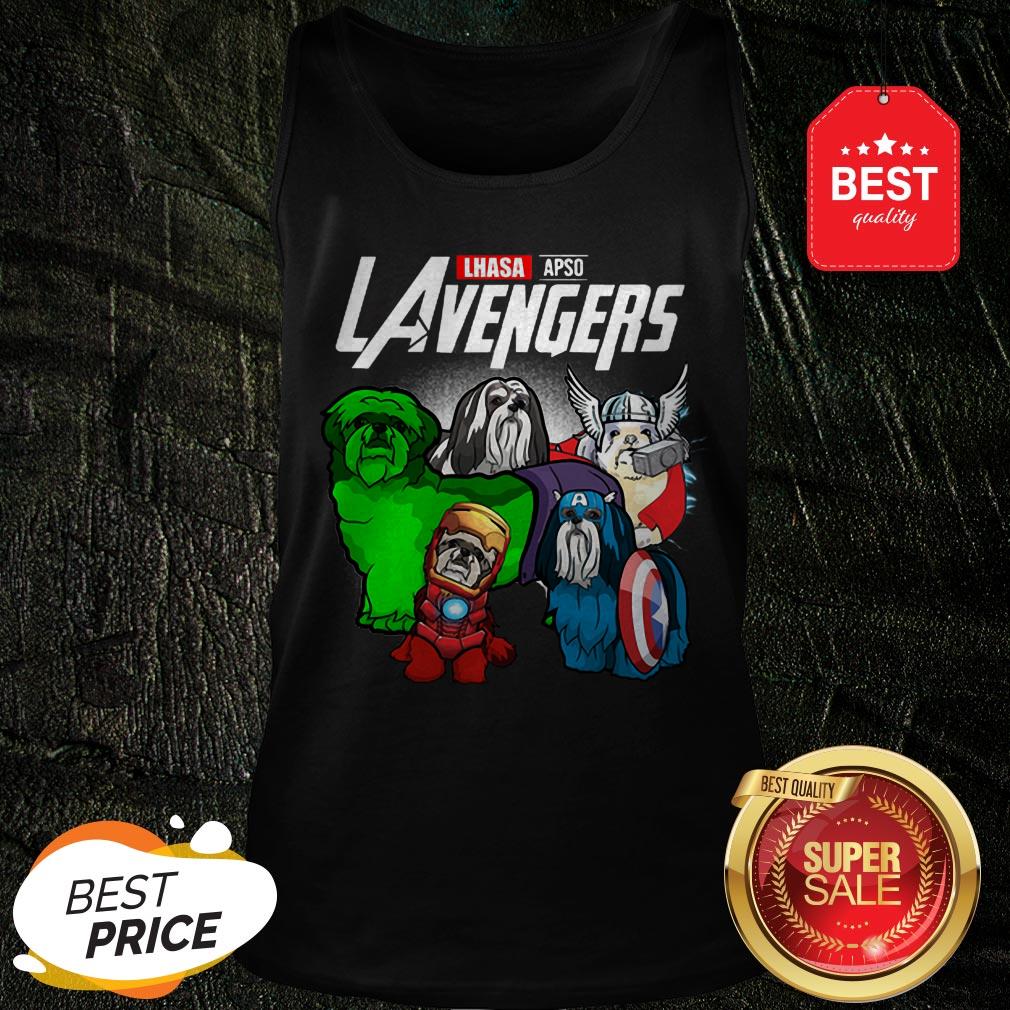 Official Lhasa Apso LAvengers Avengers Endgame Shirt - Image 3