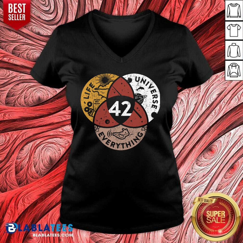 Official Life Universe Everything Shirt - Image 3