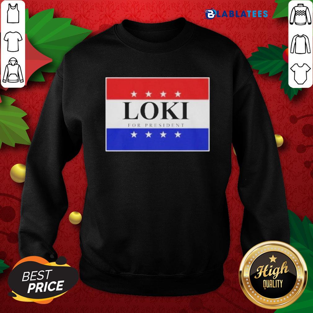 Official Loki For President 2020 Shirt - Image 5