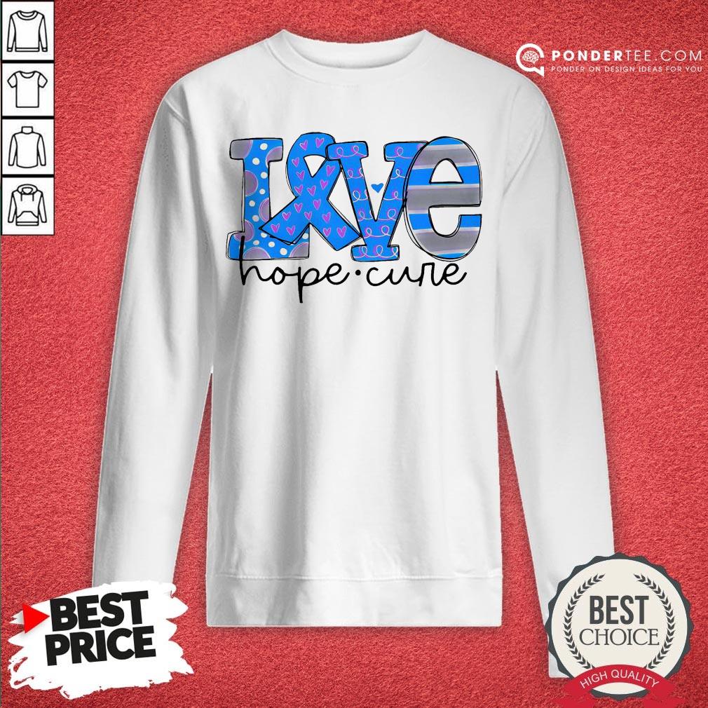 Official Love Hope Cure Shirt - Image 4
