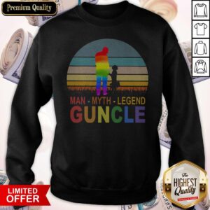 Alternative view of Official Man Myth Legend Guncle Vintage Retro Shirt