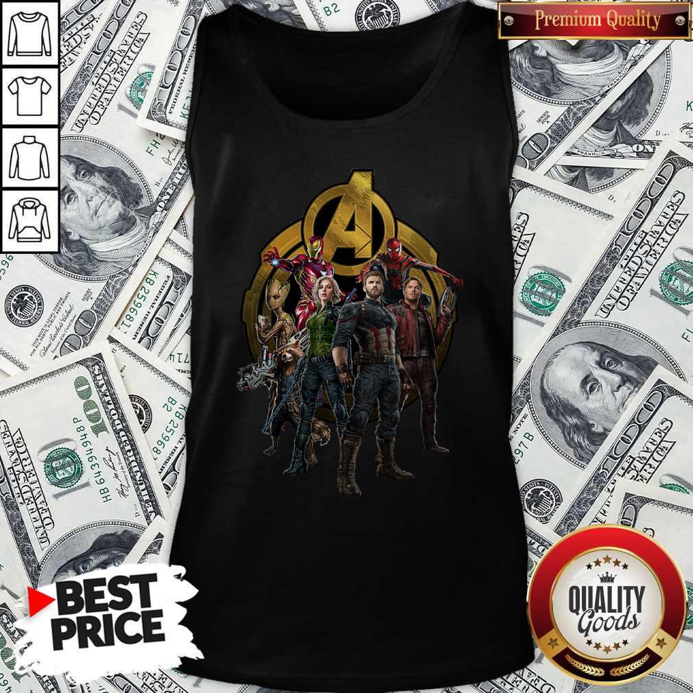 Official Marvel Studios Avengers Endgame Characters Shirt - Image 4