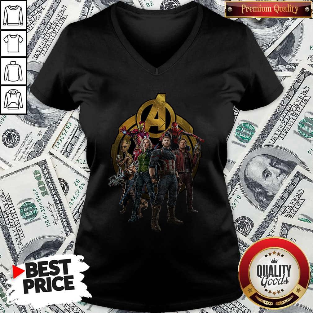 Official Marvel Studios Avengers Endgame Characters Shirt - Image 3