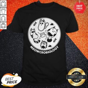Official Meowcrobiology Shirt By T-shirt