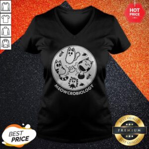 Alternative view of Official Meowcrobiology Shirt By T-shirt