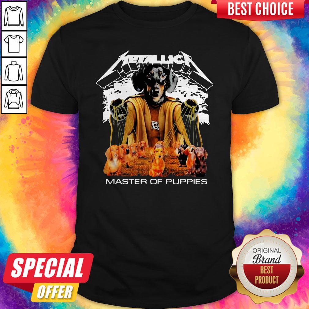 Official Metallica Master Of Puppies Shirt