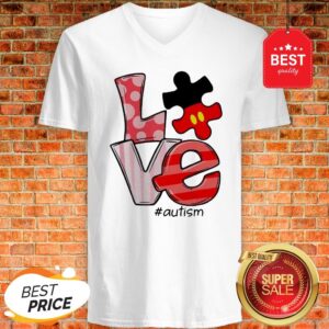 Alternative view of Official Mickey Mouse Love #Signlanguage Shirt