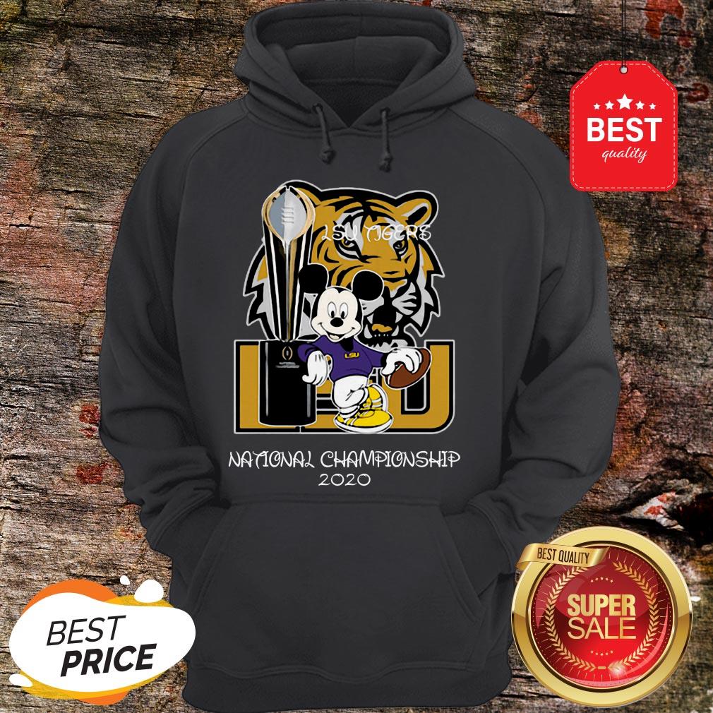 Official Mickey Mouse LSU Tigers National Championship 2020 Shirt - Image 5