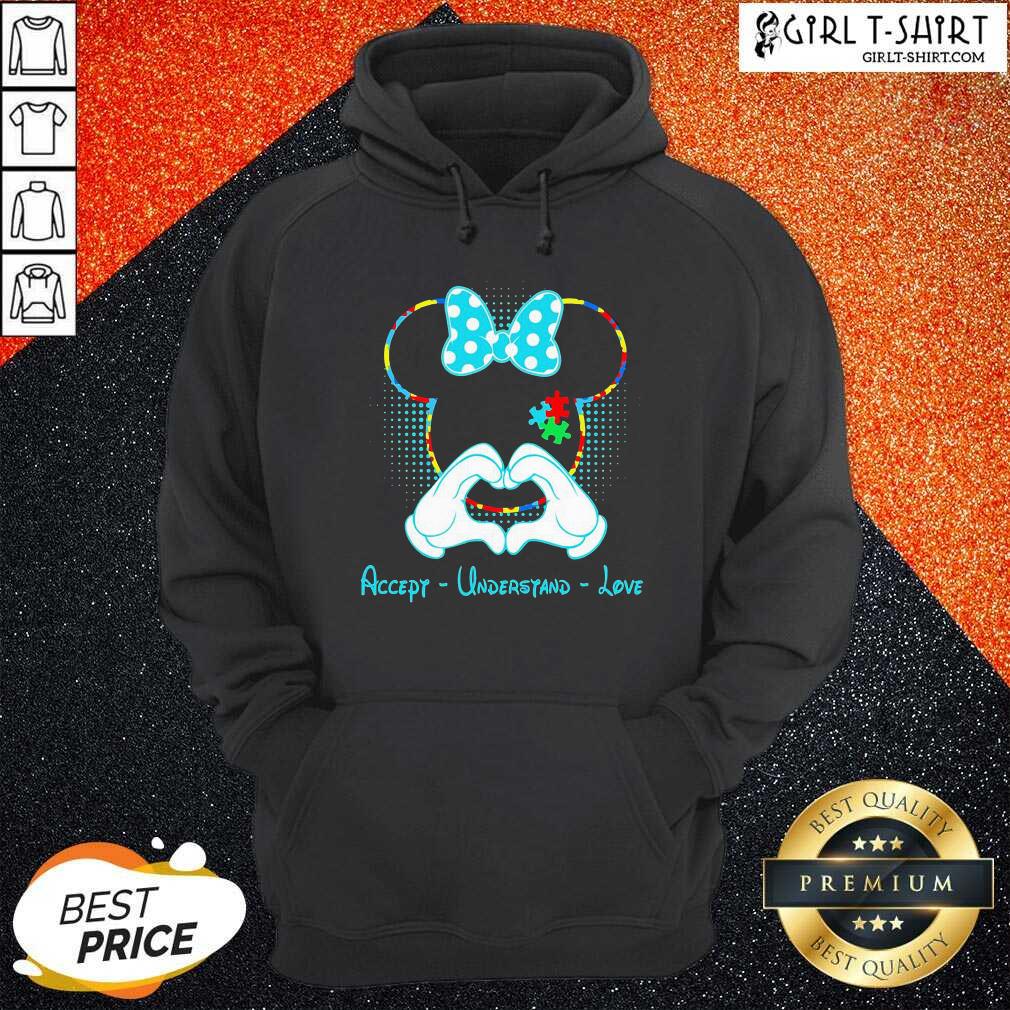 Official Minnie Mouse Accept Understand Love Shirt - Image 5