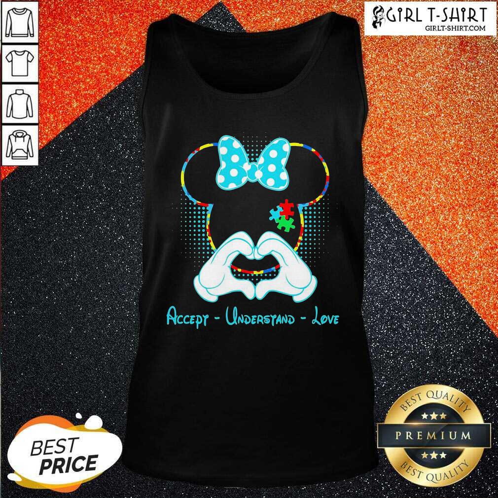 Official Minnie Mouse Accept Understand Love Shirt - Image 3