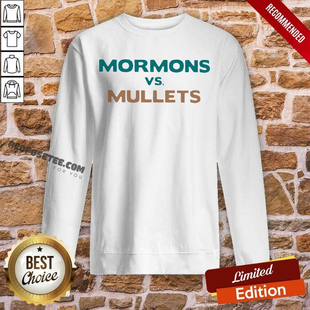 Official Mormons Vs Mullets Shirt - Image 5