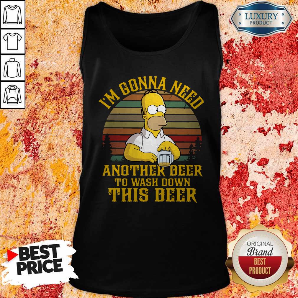 Official Mr Simpson I’m Gonna Need Another Beer To Wash Down This Deer Shirt - Image 3
