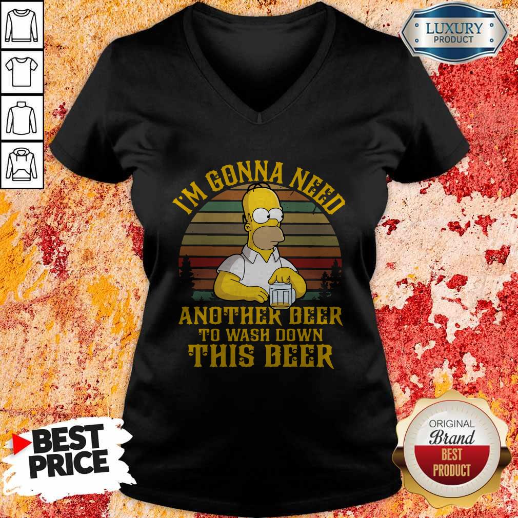 Official Mr Simpson I’m Gonna Need Another Beer To Wash Down This Deer Shirt - Image 2