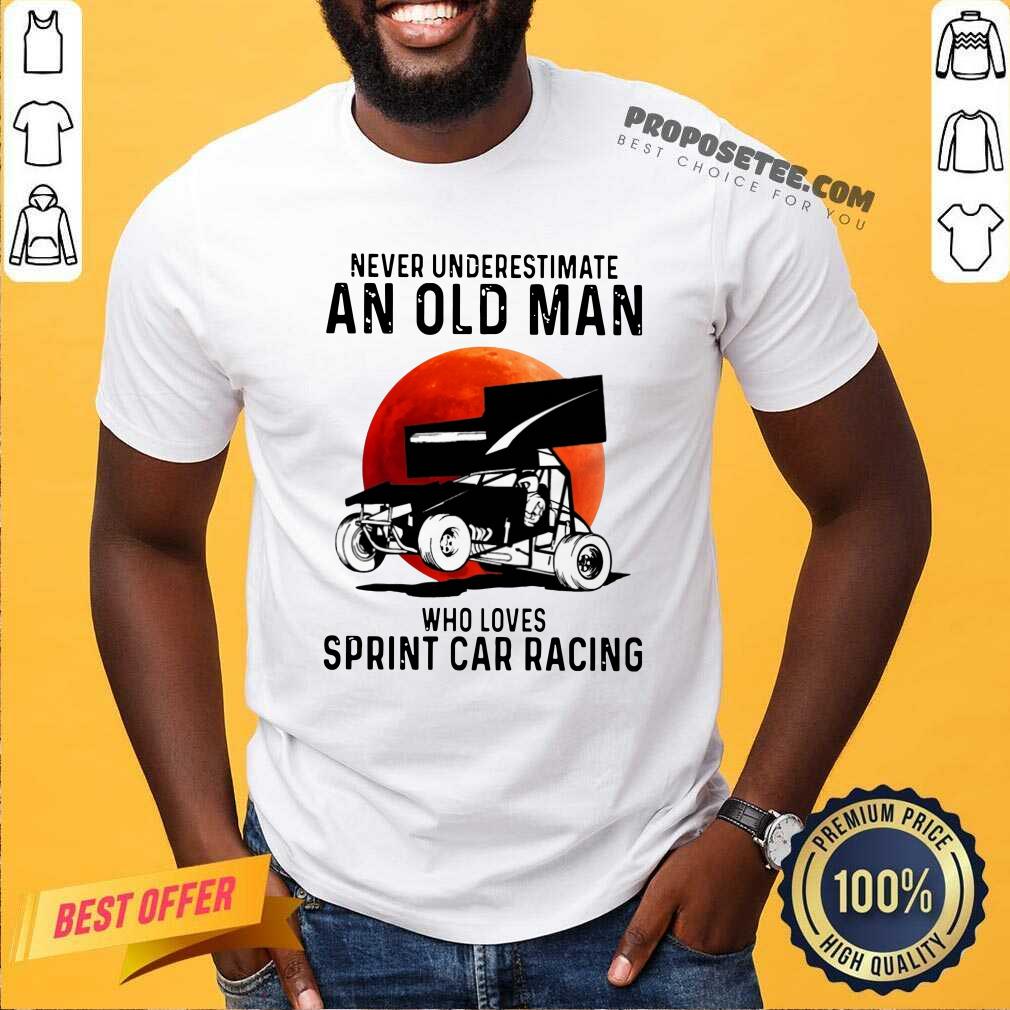Official Never Underestimate An Old Man Who Loves Sprint Cả Racing The Moon Shirt