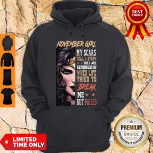 Alternative view of Official November My Scars Tell A Story Shirt