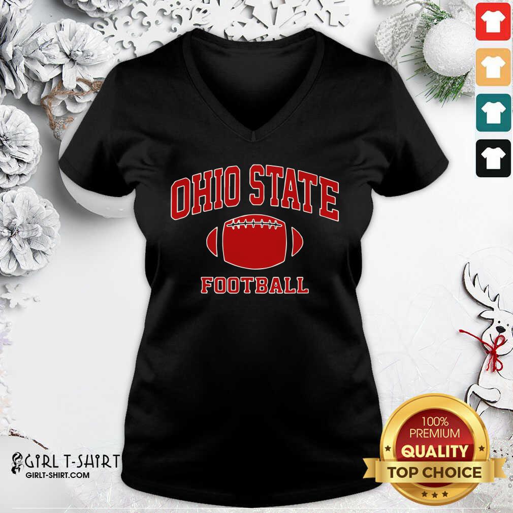 Official Ohio State Football OH Vintage Varsity Style Shirt - Image 3