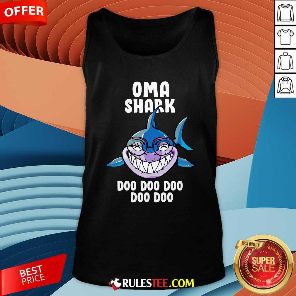 Official Oma Shark Doo Doo Doo Mother Day Shirt - Image 4
