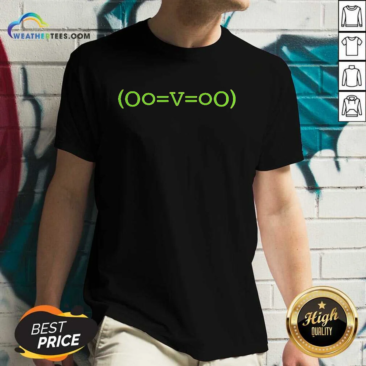 Official OO Equal V Equal OO Abstract Symbol Shirt - Image 3
