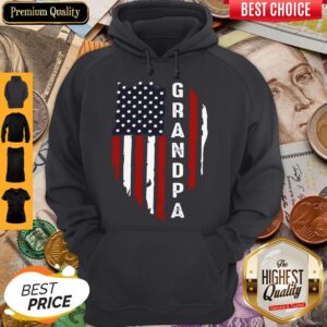 Alternative view of Official Personalized Flag Granpa Shirt