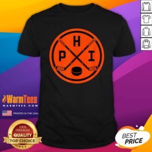 Official Philadelphia Ice Hockey Sticks Philly PHI Flyer Vintage Shirt