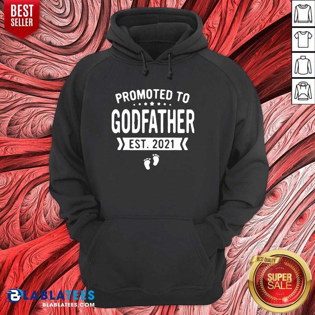 Official Promoted To Godfather Est 2021 Shirt - Image 5