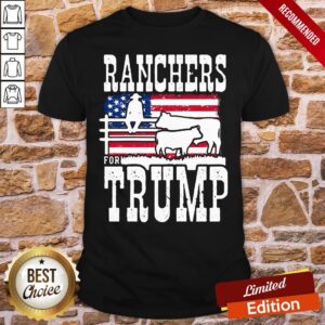 Official Ranchers For Trump 2020 Tee Shirt