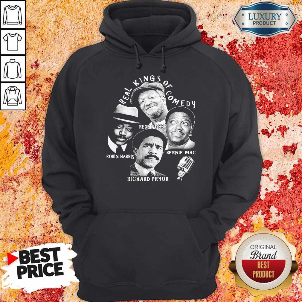 Official Real kings Of Comedy Redd Foxx Robin Harris Bernie Mac Richard Pryor Shirt - Image 5