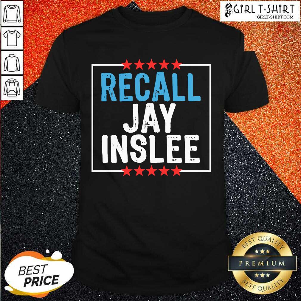 Official Recall Jay Inslee Stars Election Shirt