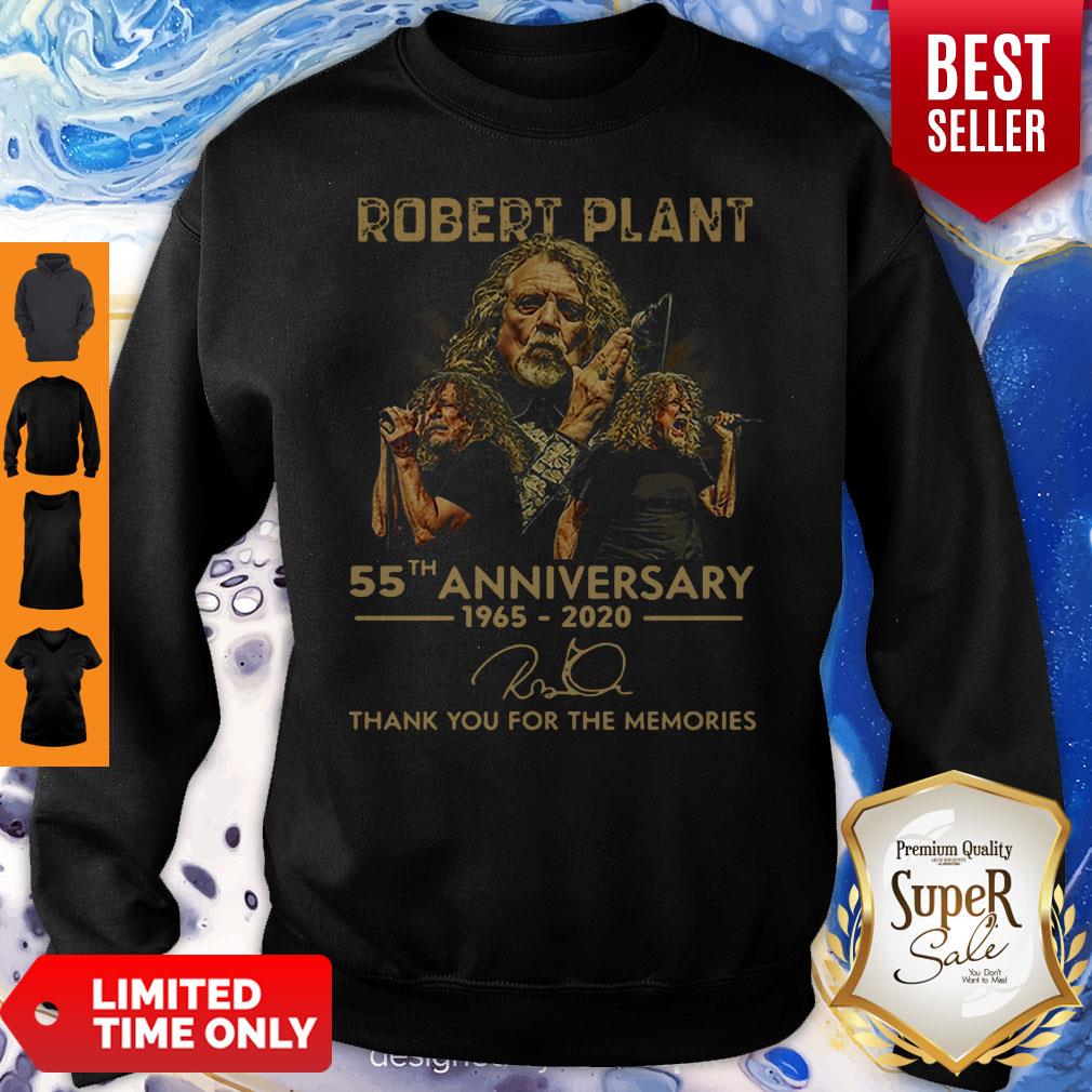Official Robert Plant 55th Anniversary 1965-2020 Signature Shirt - Image 3